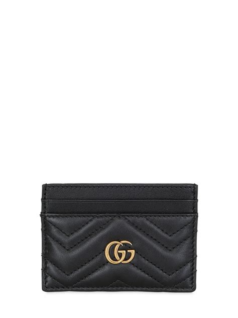 gucci quilted leather cardholder